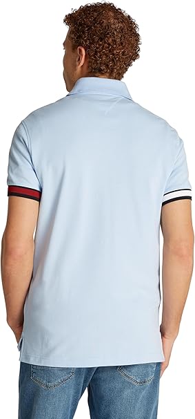 Men's Flag Cuff Slim Polo