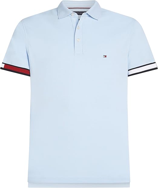 Men's Flag Cuff Slim Polo