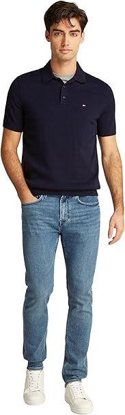 Men’s Short Sleeve Essential Cotton Knitted Dick Polo Shirt